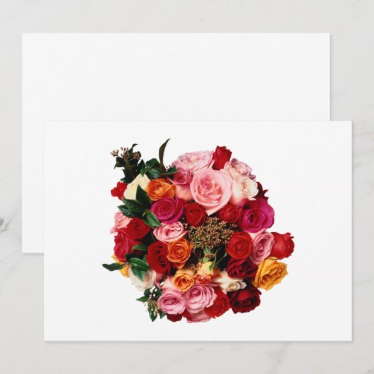 Bride Bouquet Bedankkaart (Voorkant / Achterkant)