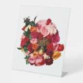 Bride Bouquet Reclamebord Met Voetstuk (Voorkant)