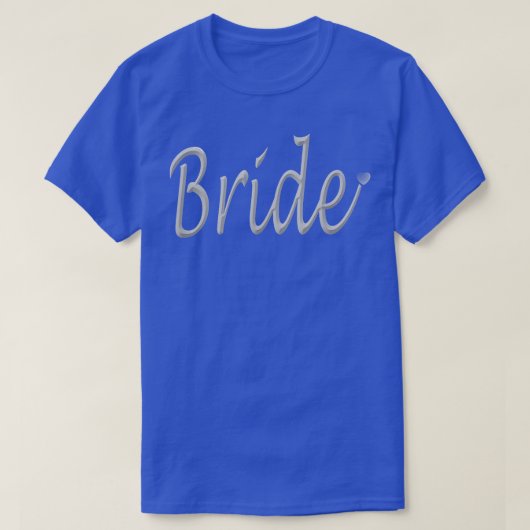 Bride Bridal Party T-shirt (Design voorkant)