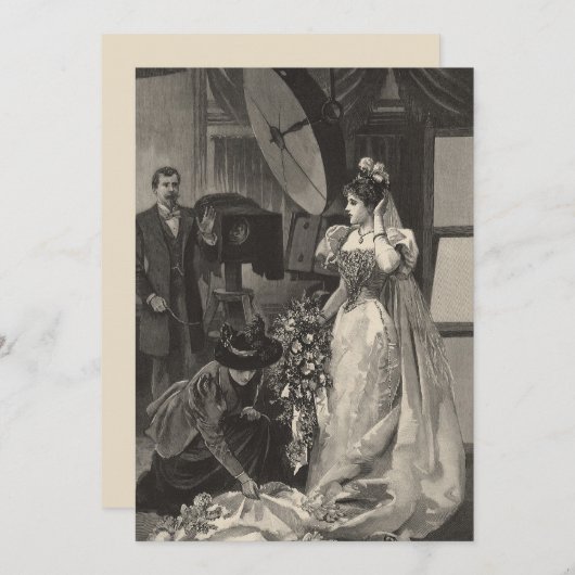  Bride, Bridal-portret met fotograaf (Voorkant / Achterkant)