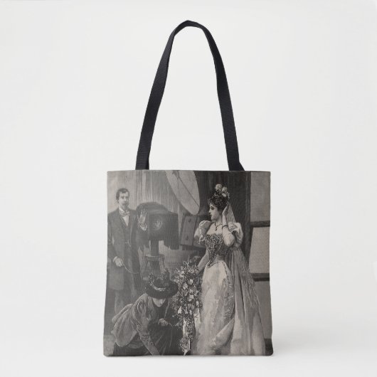  Bride, Bridal-portret met fotograaf Tote Bag (Voorkant)