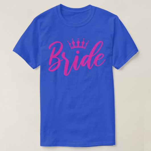 Bride Bridal Shower Party T-shirt (Design voorkant)