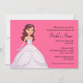 Bride Bridal Shower-uitnodiging Kaart (Voorkant)