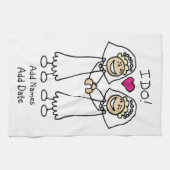 Bride-Bride dat ik wel doe Theedoek (Horizontaal)