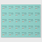 BRIDE Bride To Be Shower Party Personalized Cadeaupapier (Vlak)