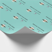 BRIDE Bride To Be Shower Party Personalized Cadeaupapier (Hoek)