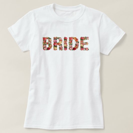 Bride Bride to be Vrijgezellenfeest Bachelorette P T-shirt (Design voorkant)