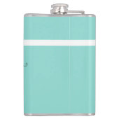 BRIDE & Bridesmaid Blauwgroen Bridal Party Maid of Heupfles (Achterkant)