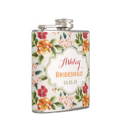 Bride Bridesmaid Classy Floral Wedding Heupfles (Rechts)