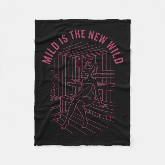 Bride Bridesmaid Spa Bachelorette Mild is het nieu Fleece Deken (Voorkant)