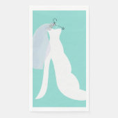 Bride & Bridesmaids hier komt de Bride Partij Servet (Voorkant)