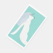 Bride & Bridesmaids hier komt de Bride Partij Servet (Hoek)