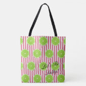 BRIDE & Bridesmaids Limes & Nantucket Red Fiesta Tote Bag (Voorkant)