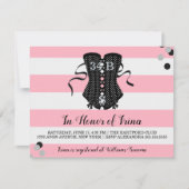 BRIDE & Bridesmaids Ohh Lala Lingerie Shower Party Kaart (Voorkant)