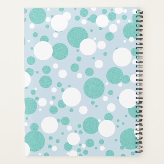 BRIDE & Bridesmaids Polka Dot Vrijgezellenfeest Pa Planner (Achterkant)