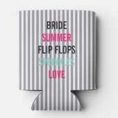 Bride & Bridesmaids Summer Lovin Shower Party Blikjeskoeler (Achterkant)