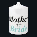 BRIDE & Bridesmaids Tea Party Moeder van de Bride Theepot<br><div class="desc">Lieverd,  maak plezier op je volgende feestje of luncheon met deze mooie teapots.  Pas hen aan aangezien u kiest zij grote giften voor iedereen maken!  Zoek naar het coördineren van bridal party theepotten en maak er een geweldig theefeest van!  Al het deel van het collectie van de Bridal-partij.</div>