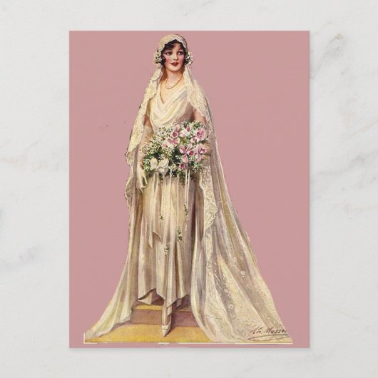 bride briefkaart (Voorkant)