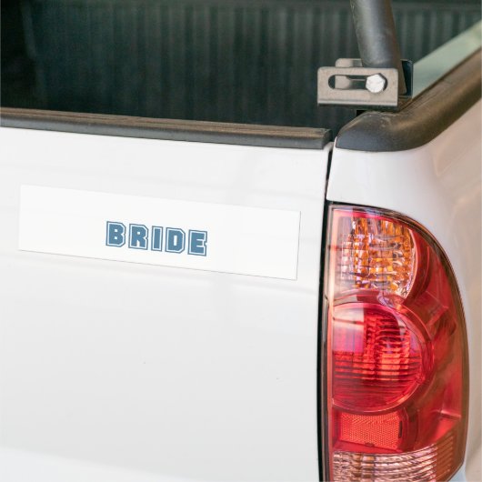 Bride Bumpersticker (Op Truck)