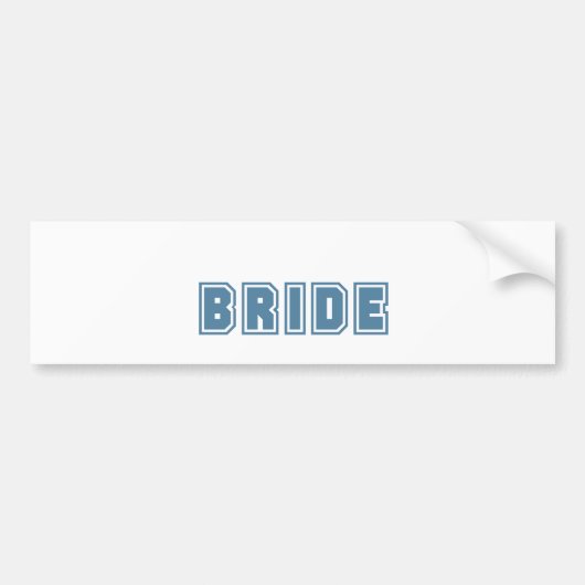 Bride Bumpersticker (Voorkant)