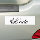 Bride Bumpersticker (Op auto)