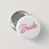 Bride Button (Voorkant /achterkant)