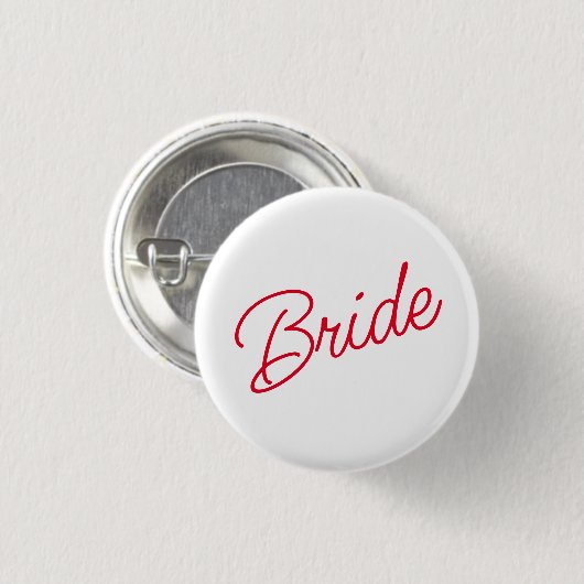 Bride Button (Voorkant /achterkant)