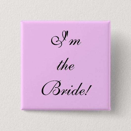 Bride Button (Voorkant)