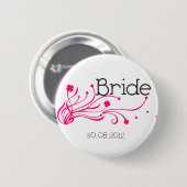 Bride Button (Voorkant /achterkant)