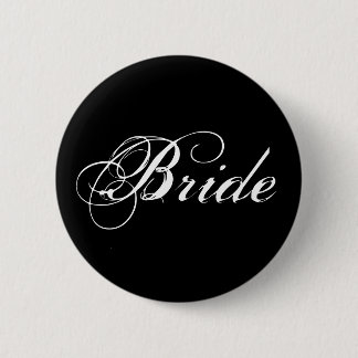 Bride Button in zwart