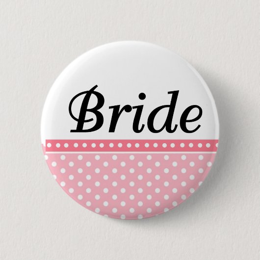Bride Buttonnen Favors Ronde Button 5,7 Cm (Voorkant)