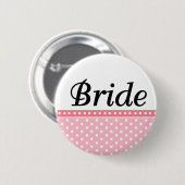 Bride Buttonnen Favors Ronde Button 5,7 Cm (Voorkant /achterkant)
