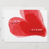 Bride cant scape meer grappige trouwuitnodiging kaart (Achterkant)