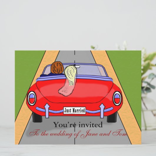 Bride Car Kaart (Staand voorkant)