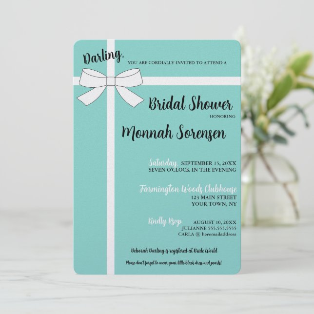 BRIDE Classy & Fabulous Celebration Shower Party (Staand voorkant)