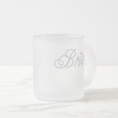 Bride Classy Grays Matglas Koffiemok (Voorkant rechts)