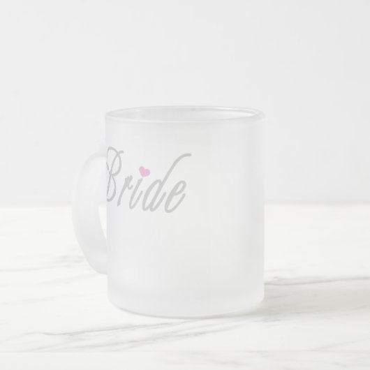 Bride Classy Grays Matglas Koffiemok (Voorkant links)