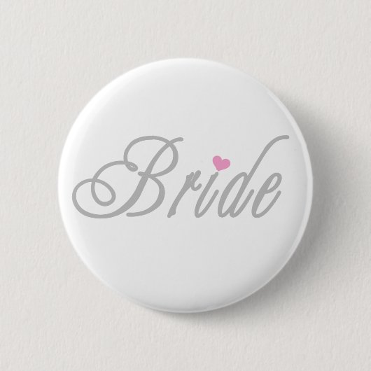 Bride Classy Grays Ronde Button 5,7 Cm (Voorkant)