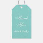 BRIDE & CO Autumn Wedding Mr & Mrs Party Cadeaulabel (Achterkant)