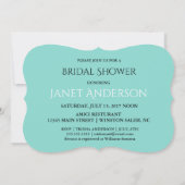 BRIDE & CO Blauwgroen Blue Be My Bridesmaid Bruids Kaart (Achterkant)