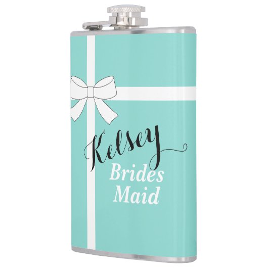 BRIDE & CO Bridesmaid Bridal Party Wrapped Flask Heupfles (Links)