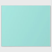 Bride & Co. Bruiloft Feest Turquoise Cadeaupapier (Vlak)