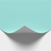 Bride & Co. Bruiloft Feest Turquoise Cadeaupapier (Hoek)