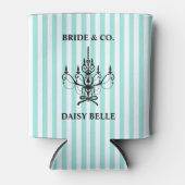 Bride & Co. Bruiloft Turquoise Blikjeskoeler (Voorkant)