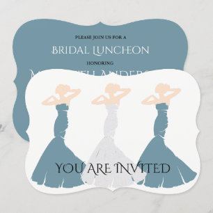 BRIDE CO Cornflower Blue be My Bridesmaid Party Kaart