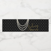 BRIDE & CO Couture Paris Theme Shower Party Waterfles Etiket (Enkel label)