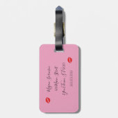 BRIDE & CO Dertig en verbluffend marinetraject Bagagelabel (Achterkant verticaal)