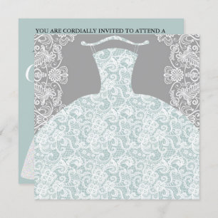 BRIDE CO Hier komt iets blauw aan de Bride party Kaart