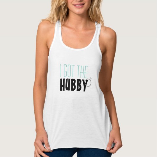 BRIDE CO I heeft de Hubby Bachelorette Party Showe Tanktop (Voorkant)
