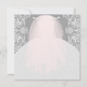 BRIDE CO iets roze hier komt de Bride party Kaart (Voorkant)